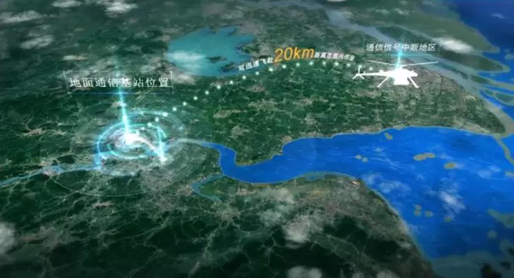 Como lidar com a interrupção repentina de comunicação causada por um desastre? O avatar "Estação Base Aérea" do Hayabusa 10 pode ser direcionado para restabelecer as comunicações da rede pública.