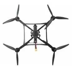 Drone FPV 13A de 13 polegadas com orienta&ccedil;&atilde;o por IA e transmiss&atilde;o por fibra &oacute;ptica.