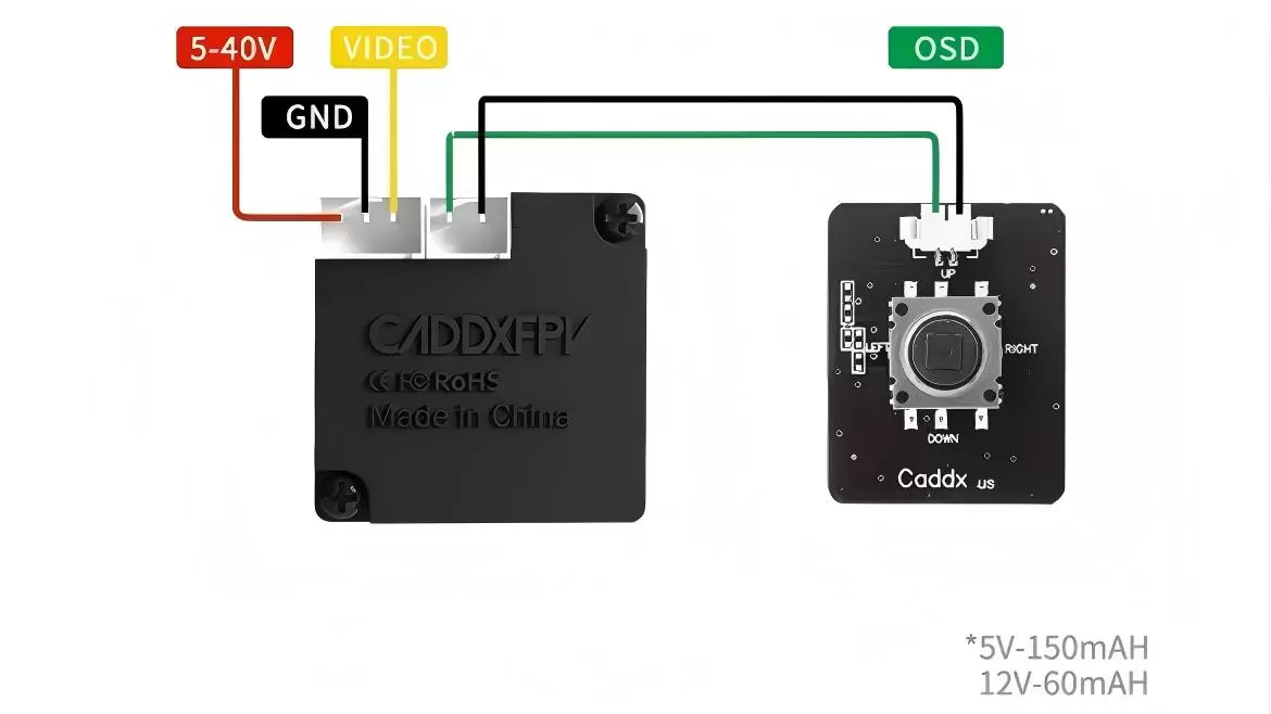 C&acirc;mera de vis&atilde;o noturna Caddx 2