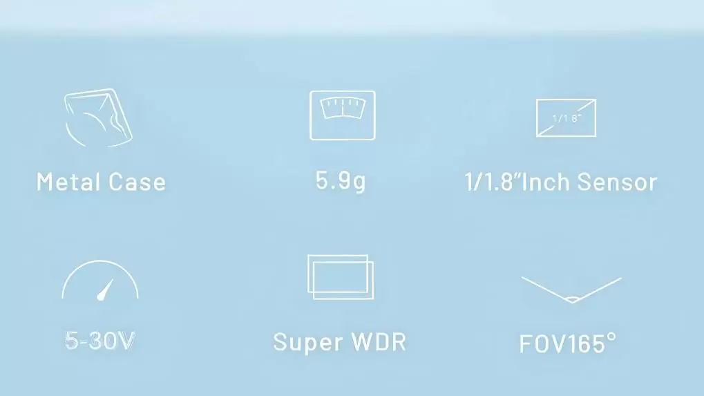 C&acirc;mera de vis&atilde;o noturna Caddx 2
