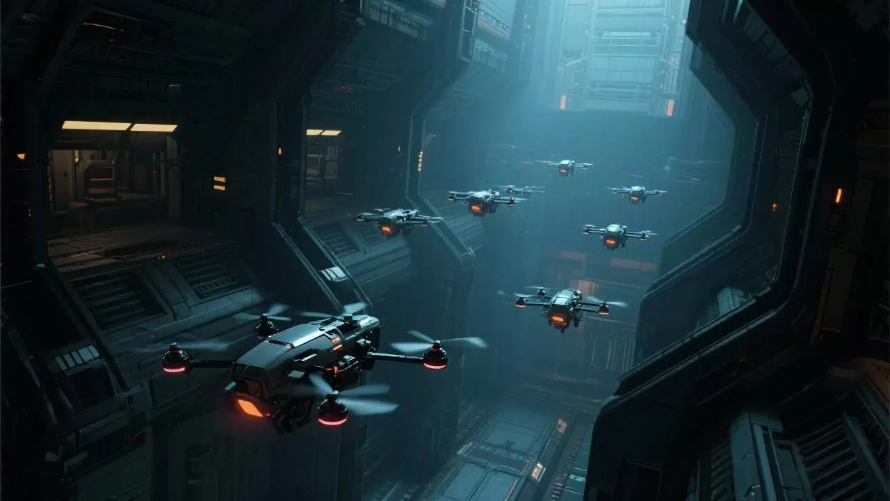 Durchbruch bei der Schwarmintelligenz: Drohnen meistern autonome Koordination in komplexen Innenräumen